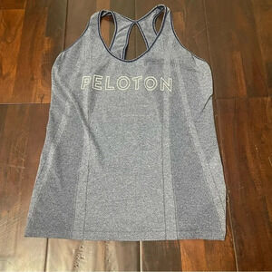 Peloton X Nux Racer back Tank Top Women’s Medium Heather Blue